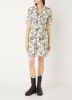 BA&SH Filly mini jurk met bloemenprint en polokraag online kopen