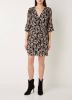 BA&SH Gizelle mini jurk met V hals en plooidetail online kopen