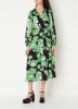 Co'Couture Green Rose midi wikkeljurk met bloemenprint online kopen