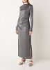Filippa K Liva maxi jurk van lurex met zijsplitten online kopen