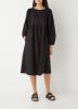 Marc O'Polo Midi jurk met volumineuze mouwen , Zwart, Dames online kopen