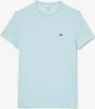 Lacoste Premium cotton round neck t shirt , Roze, Dames online kopen