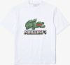 Lacoste Minecraft print T shirt , Blauw, Heren online kopen