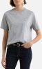 Lacoste Premium cotton round neck t shirt , Roze, Dames online kopen