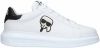 Karl Lagerfeld Kapri ikonik 3D kanten sneakers , Wit, Heren online kopen