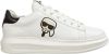 Karl Lagerfeld Kapri ikonik 3D kanten sneakers , Wit, Heren online kopen