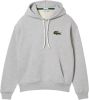 Lacoste Regular Fit Hooded Sweatshirt lichtgrijs, Effen online kopen