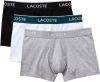 Lacoste 3 Pack Boxershorts 5H3389 031 , Zwart, Heren online kopen