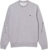 Lacoste Sweater met ronde hals en stroken met label online kopen