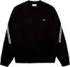 Lacoste Sweater met ronde hals en stroken met label online kopen