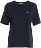 Lacoste Premium cotton round neck t shirt , Roze, Dames online kopen