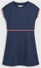 Tommy Hilfiger Branded Punto Dress S/S , Blauw, Dames online kopen