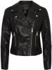 VERO MODA CURVE bikerjack van imitatieleer VMKERRIULTRA zwart online kopen