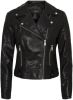 VERO MODA CURVE bikerjack van imitatieleer VMKERRIULTRA zwart online kopen