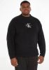 Calvin Klein Ribgebreide trui met logoborduring online kopen