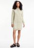 Calvin Klein Beige Mini Jurk Monogram Hoodie Dress online kopen