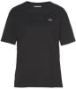 Lacoste Premium cotton round neck t shirt , Roze, Dames online kopen