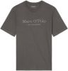 Marc O'Polo T Shirt Logo Antraciet online kopen