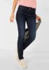 STREET ONE Slim fit jeans Style York 5 pocketsstijl en met ritsdetails online kopen