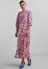Y.A.S. Roze Maxi Jurk Yasalira 3/4 Long Dress online kopen