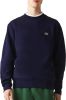 Lacoste Classic Fit Sweatshirt ronde halslichtgrijs, Effen online kopen