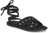 IKKS Platte sandalen in su&#xE8, deleer met veters online kopen