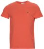 Lacoste Premium cotton round neck t shirt , Roze, Dames online kopen