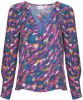 Vila Bedrukte blouse met V hals online kopen