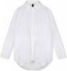 10DAYS Longline blouse met gestrikt detail en mouw van jersey online kopen