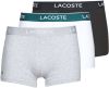 Lacoste 3 Pack Boxershorts 5H3389 031 , Zwart, Heren online kopen