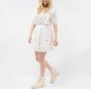 NIKKIE Remy mini jurk met volant en borduring online kopen