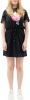 NIKKIE Sunset mini T shirt jurk met print en trekkoord online kopen