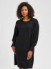 SELECTED FEMME gemêleerde gebreide jurk SLFLULU met wol zwart online kopen