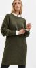 Selected Femme Groene Mini Jurk Lulu Ls Knit Dress O neck online kopen