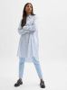 Selected Femme Blauwe Mini Jurk Slfdora Ls Stripped Long Shirt online kopen
