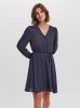 VERO MODA jurk VMVIVIANA met ceintuur lichtblauw online kopen