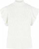 Y.A.S Saggy knit vest s. star white online kopen