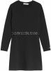 Calvin klein JEANS jurk met logo zwart online kopen